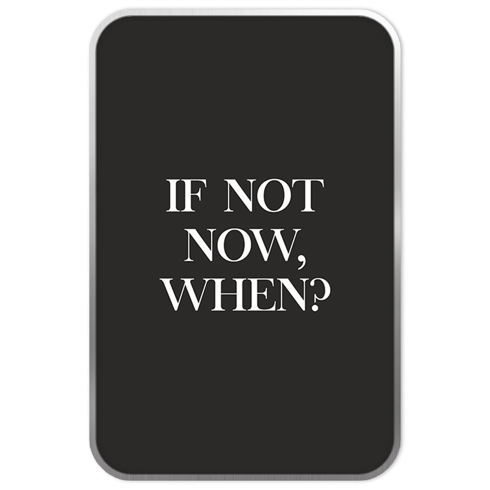 "When?" black