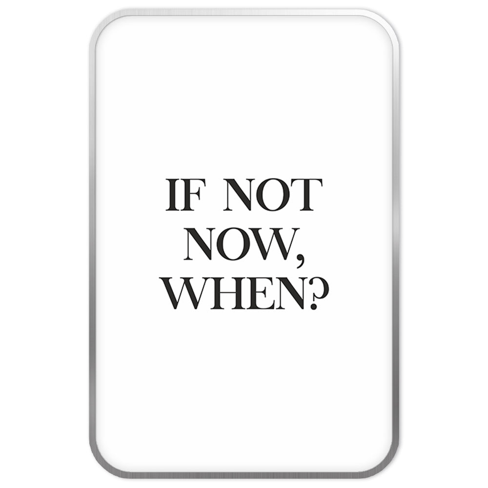 "When?" white